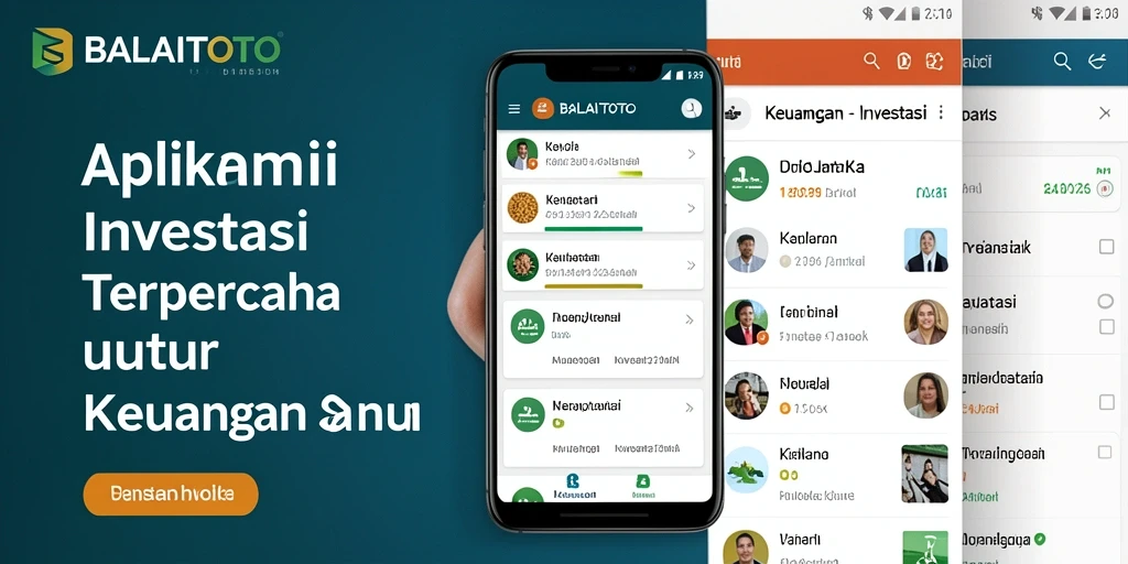 Antarmuka aplikasi BALAITOTO yang intuitif untuk investasi.