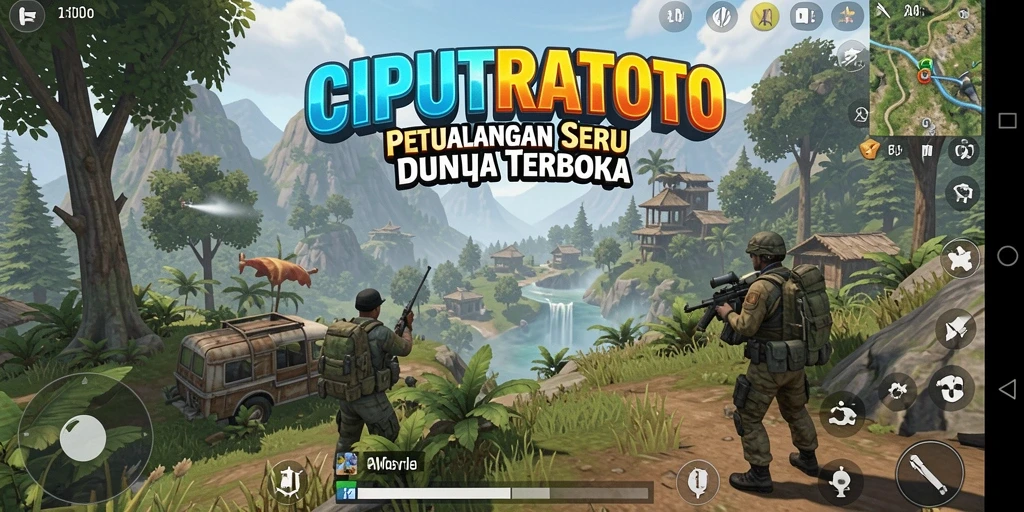 Tampilan antarmuka menarik dalam dunia terbuka CIPUTRATOTO.