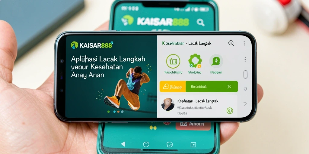 Tampilan antarmuka KAISAR888 untuk pelacakan langkah yang sederhana dan intuitif.