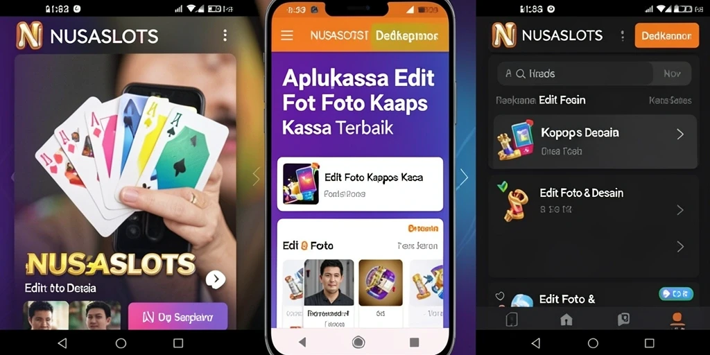 Tampilan antarmuka NUSASLOTS untuk Edit Foto Kertas Kaca yang menarik.