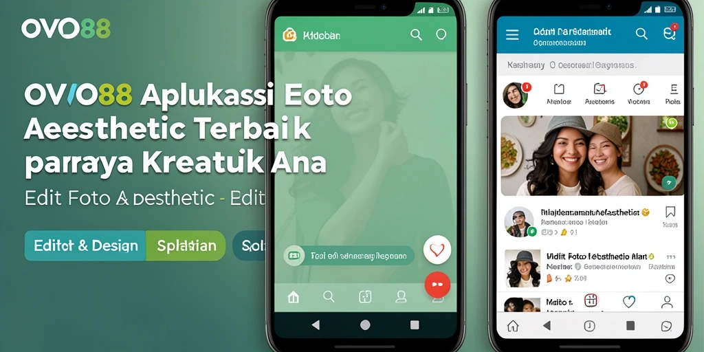 Antarmuka OVO88 yang elegan dan intuitif untuk Edit Foto Aesthetic.