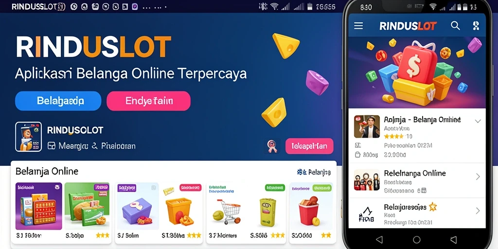 Tampilan antarmuka RINDUSLOT yang menarik dan fungsional.