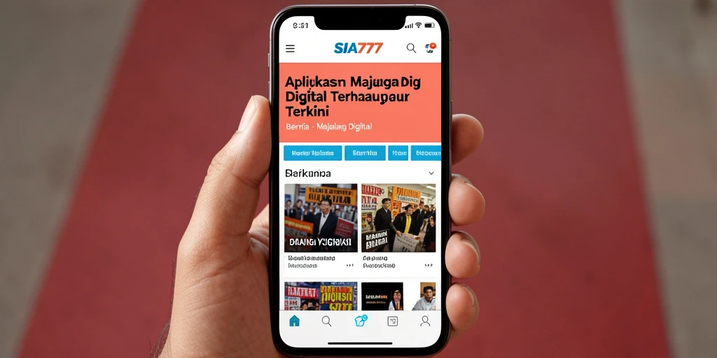Antarmuka SIA777 yang menarik dan informatif.