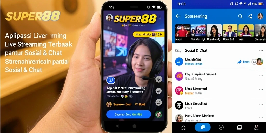Tampilan antarmuka LIVE STREAMING SUPER88 yang interaktif dan mengasyikkan.