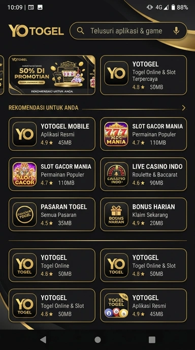 Katalog Lengkap Aplikasi Populer dan Kanal Uji - yotogel